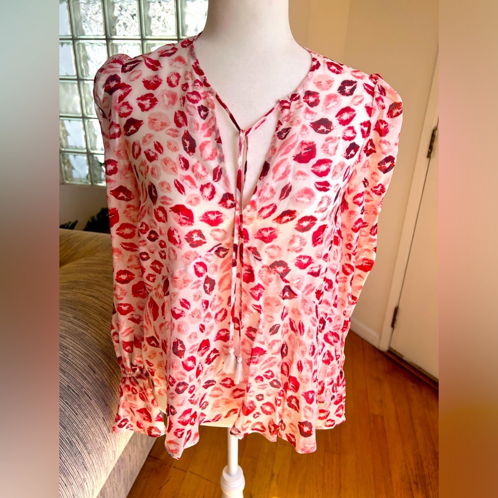 ❤️SOLD❤️Rachel Zoe silk blouse new with tags